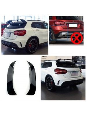 Spoilery do zadního nárazníku Mercedes Benz GLA X156 (aero flaps)